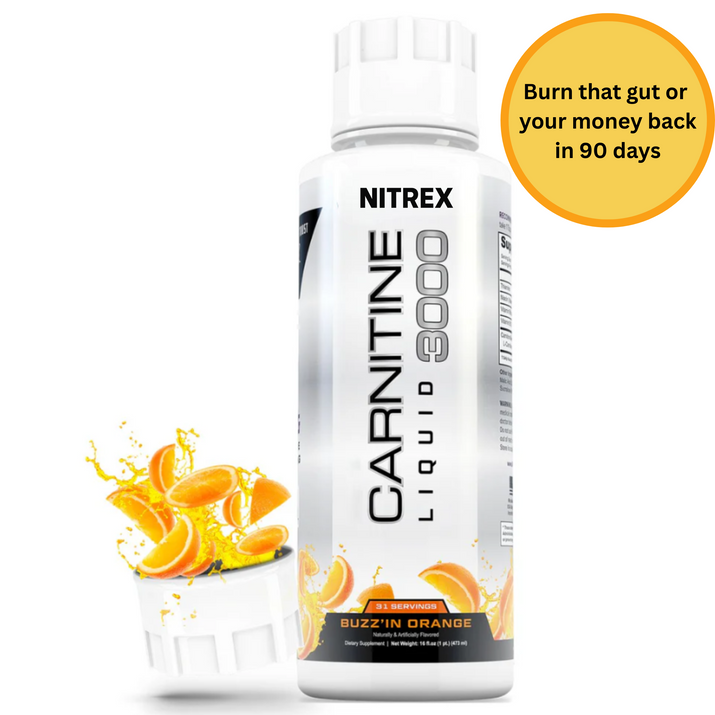 Nitrex Liquid L-Carnitine 3000: Metabolism & Energy Support